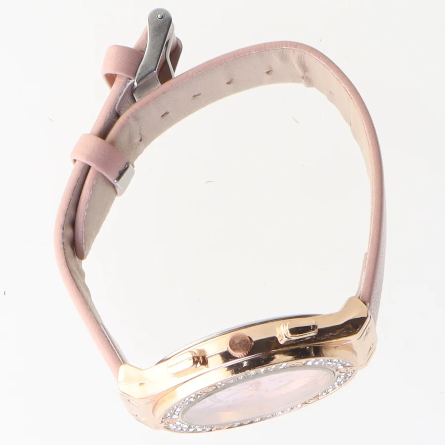 Ur og armbåndssæt (str. ur ø 4,5 cm, armbånd ø 9 cm)