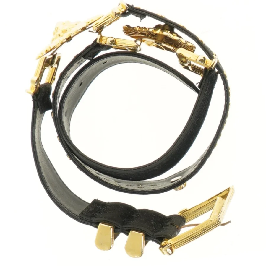 Bælte med guldspænde (str. 106 cm)