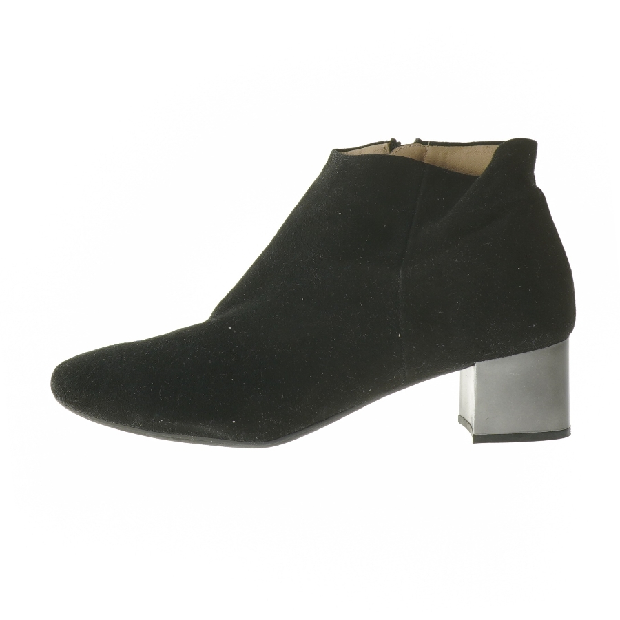 Sort støvle med blokhæl fra Unisa (str. 38 )