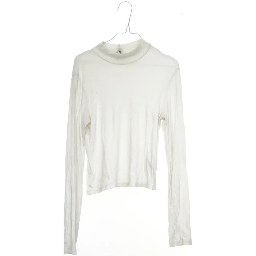 Langærmet skjorte med høj hals fra H&M (str. S)