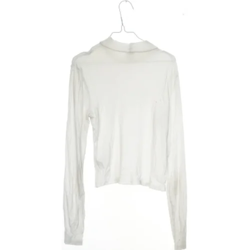 Langærmet skjorte med høj hals fra H&M (str. S)