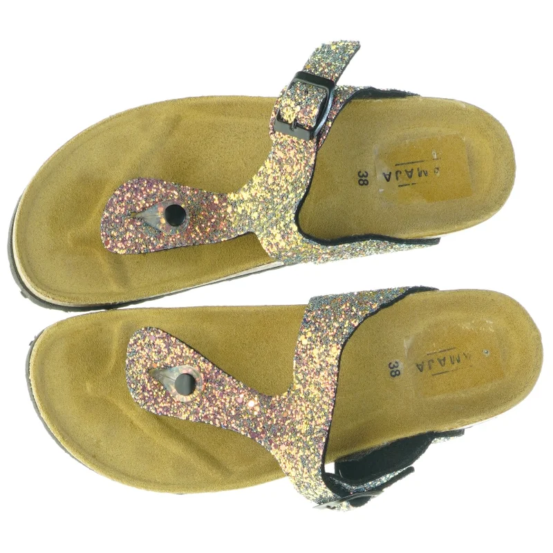 Glitter sandaler til kvinder (str. 38)