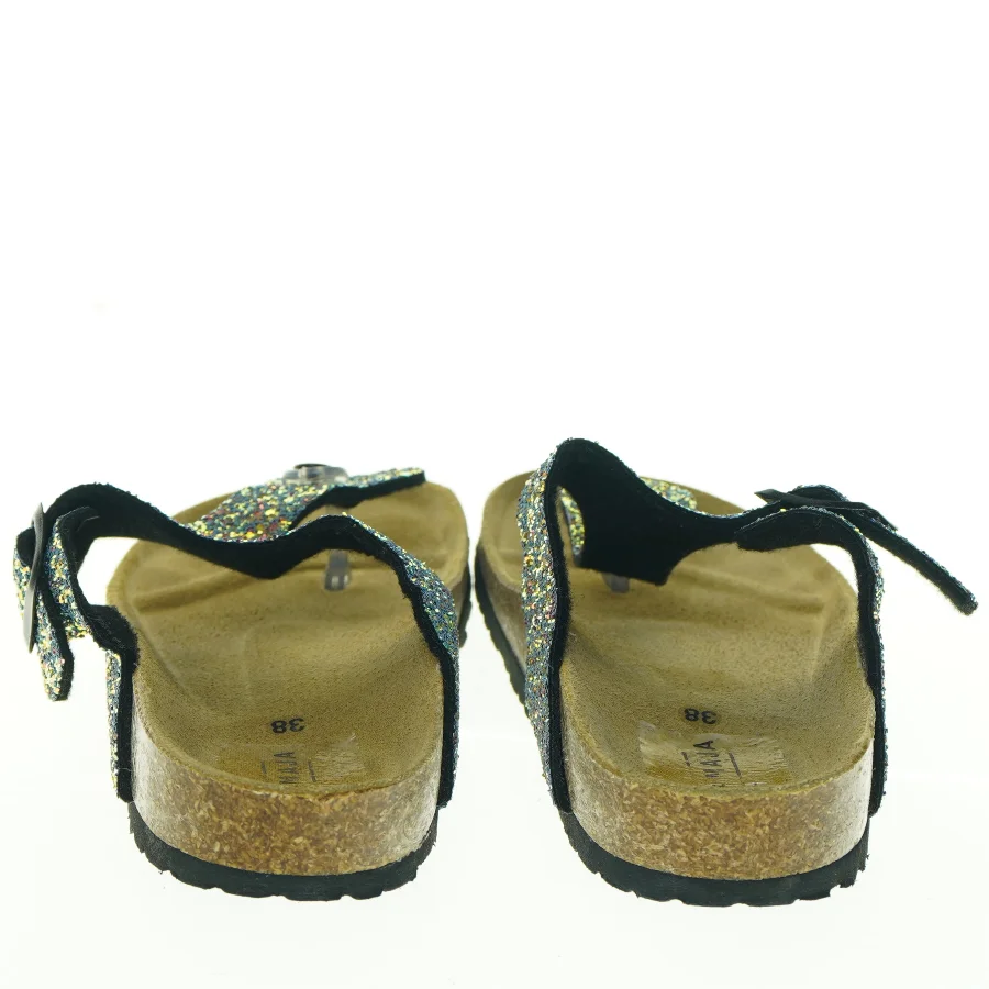 Glitter sandaler til kvinder (str. 38)