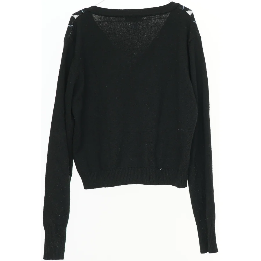 Strikket cardigan med rombe mønster fra SHEIN  (str. S)