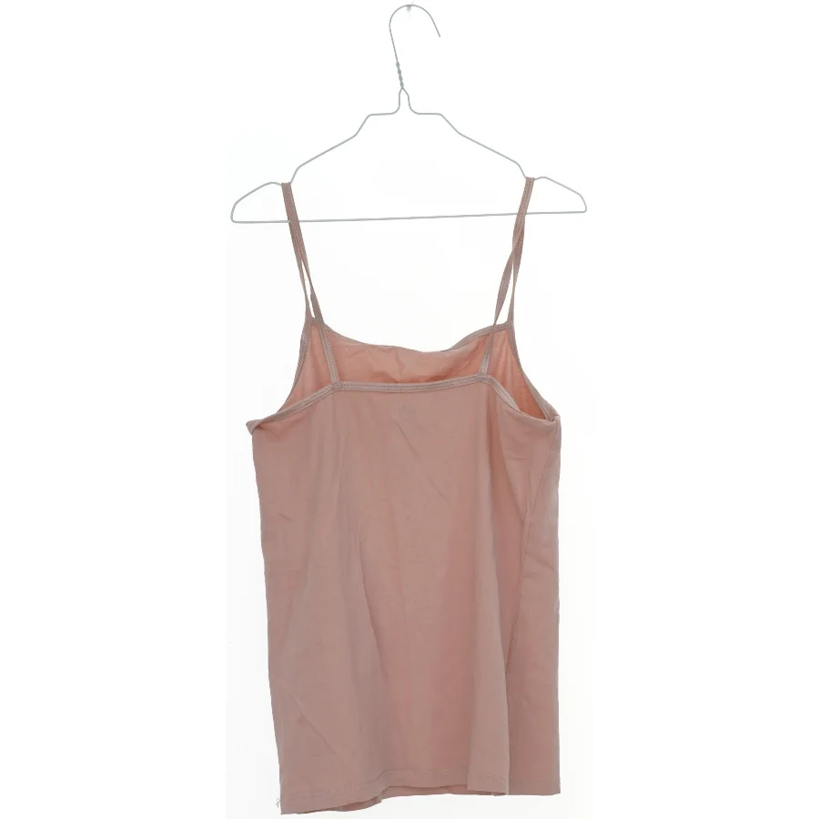 Beige top med stropper fra H&M (str. 164)