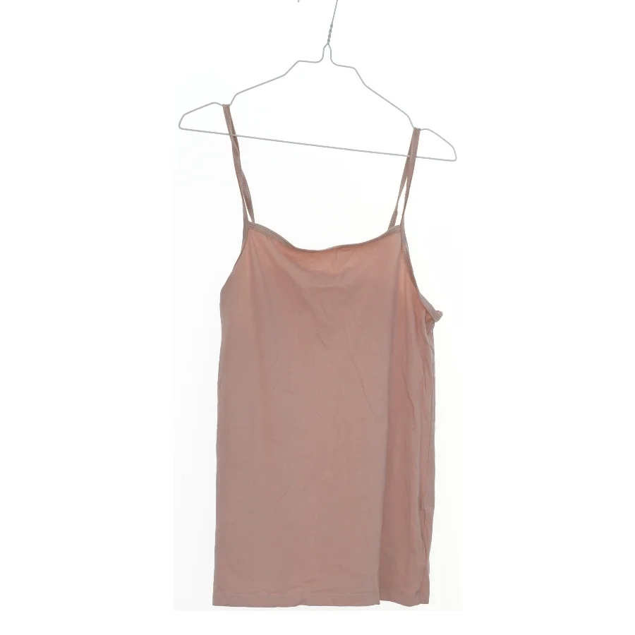 Beige top med stropper fra H&M (str. 164)
