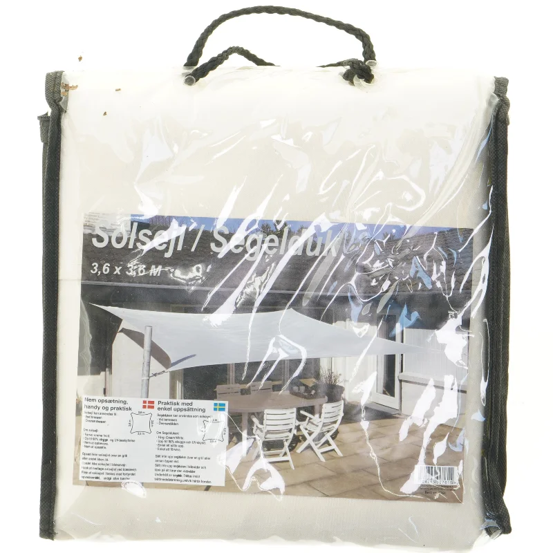 Solsejl (str. 3,6 x 3,6 m)