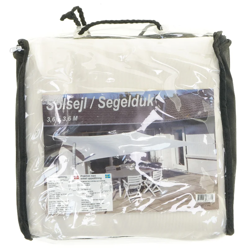 Solsejl (str. 3,6 x 3,6 m)