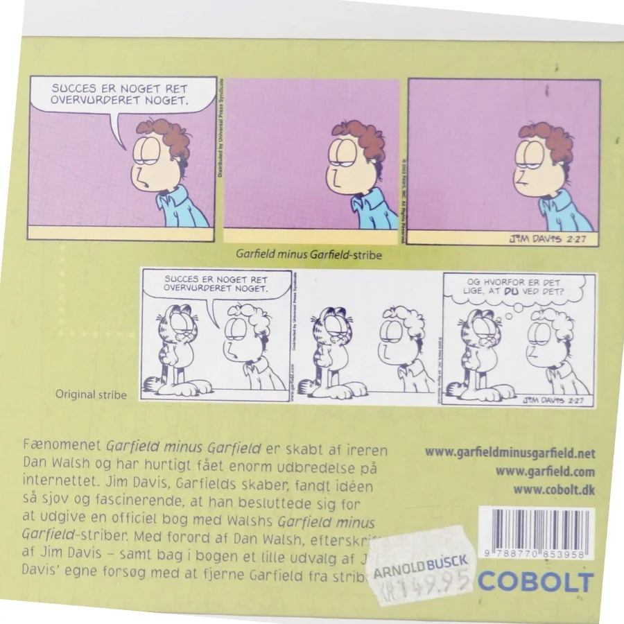 Garfield minus Garfield af Jim Davis (Bog)