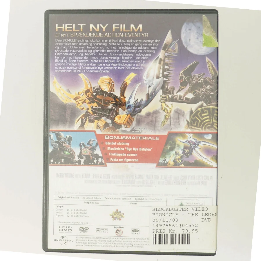 Bionicle: Legenden Genopstår med Ikke specificeret (DVD)