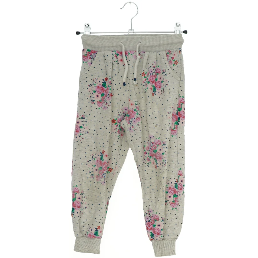 Børne sweatpants med blomsterprint fra VRS (str. 104)