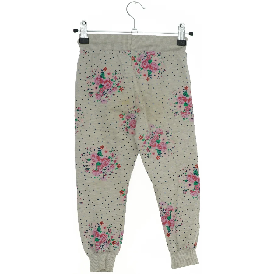 Børne sweatpants med blomsterprint fra VRS (str. 104)