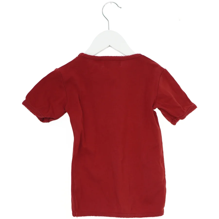 Rød kortærmet T-shirt fra Wheat (str. 116)