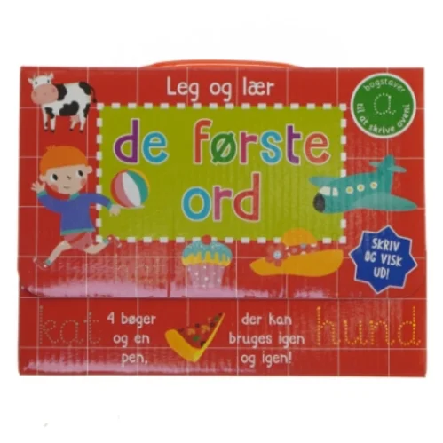 Børnebøger med aftørrelig pen fra Karusel (str. 4 bøger)
