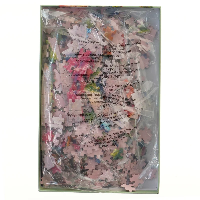 Puslespil med 1000 brikker fra Søstrene Grene (str. 1000 brikker cm)