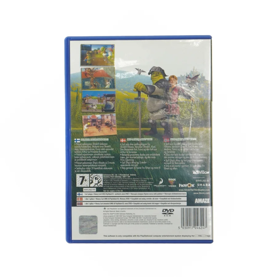 PlayStation 2 spil - Shrek den Tredje fra Activision