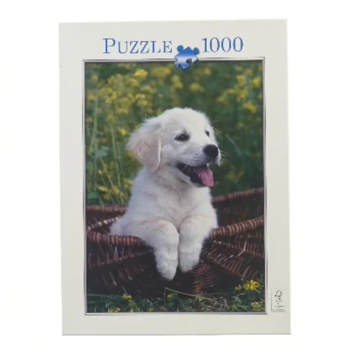 puslespil med hund (str. 1000 brikker cm)