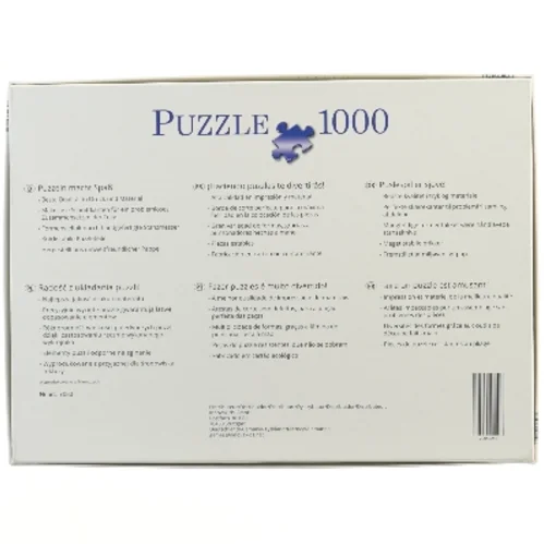 puslespil med hund (str. 1000 brikker cm)