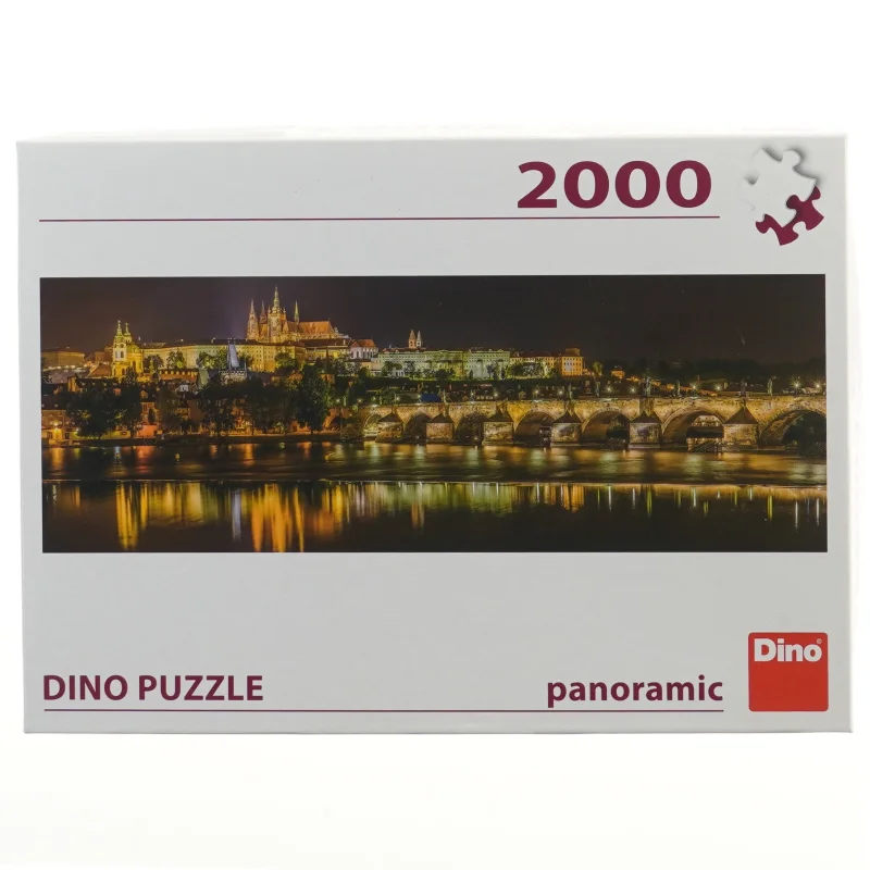 Panoramisk puslespil 2000 brikker fra Dino (str. 2000 brikker 136x48 cm)