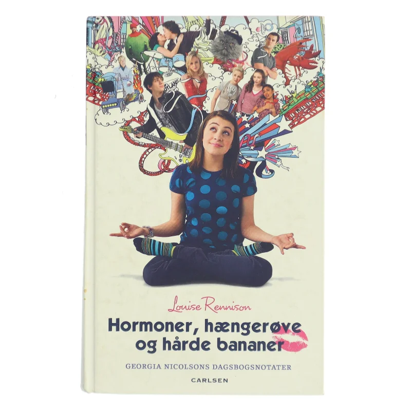 Hormoner, hængerøve og hårde bananer : Georgia Nicolsons dagbogsnotater af Louise Rennison (Bog)