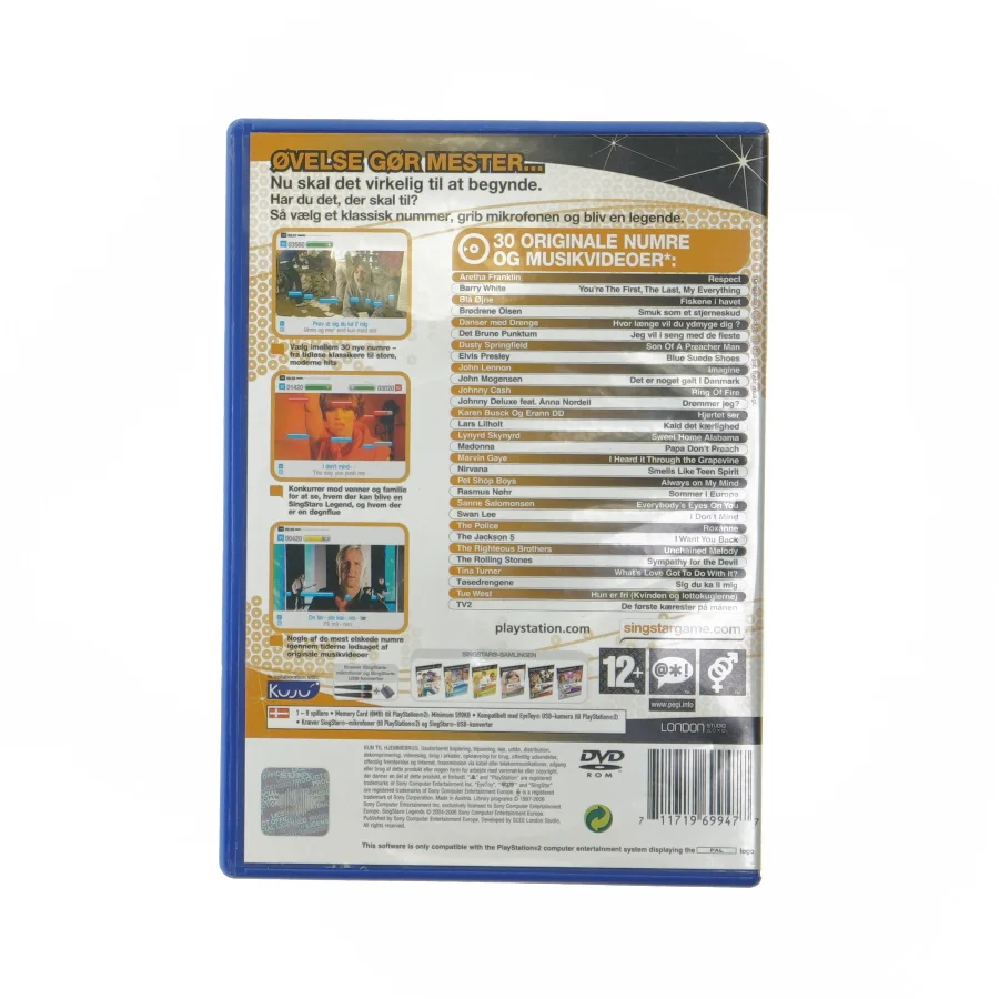 SingStar Legends til PlayStation 2 fra Sony