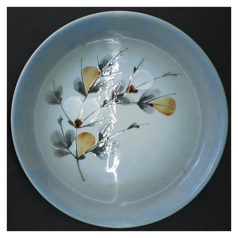 Porcelænsfad med blomstermotiv 967-3893 fra Royal Copenhagen (str. Ø 24 cm)