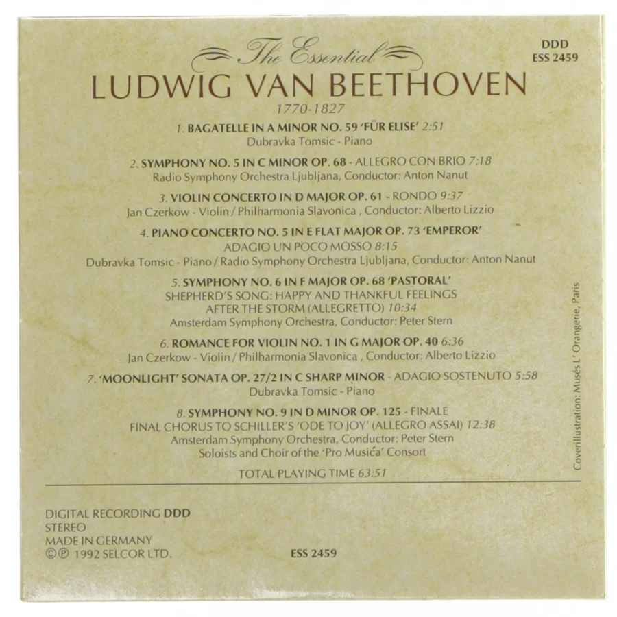 Beethoven The Essential CD