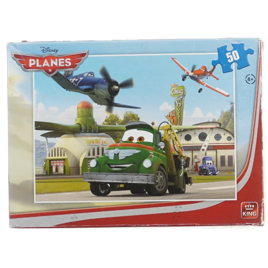 Planes puslespil 50 brikker fra King (str. 50 brikker cm)