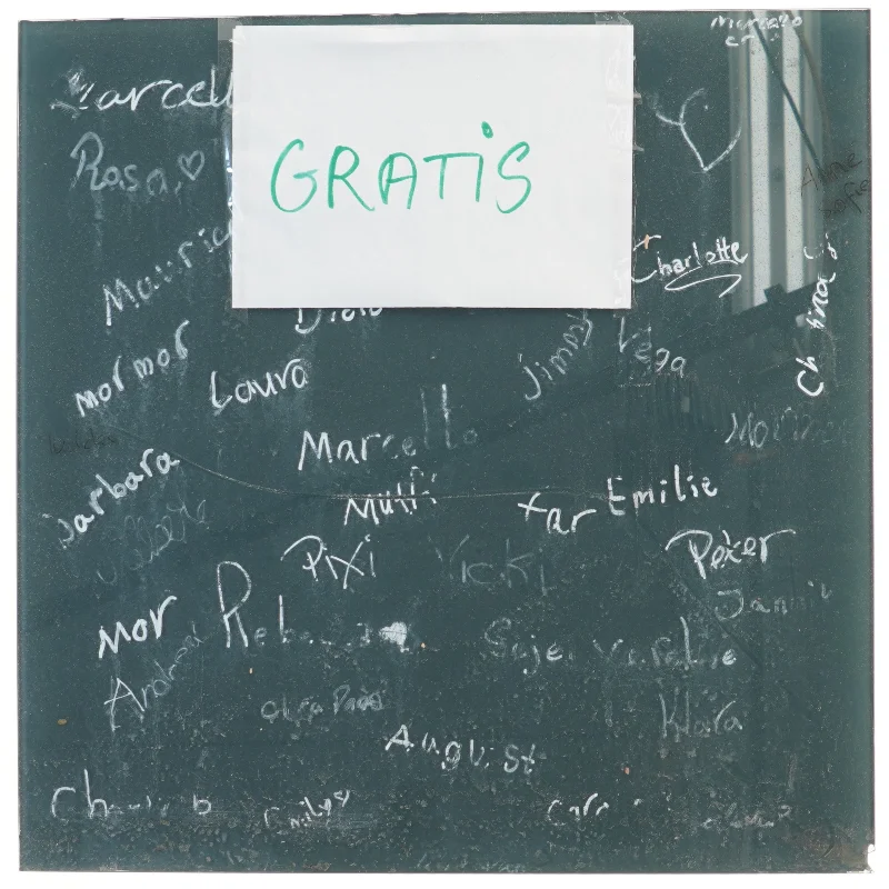 Magnetskilt med navne (str. 45x45 cm)