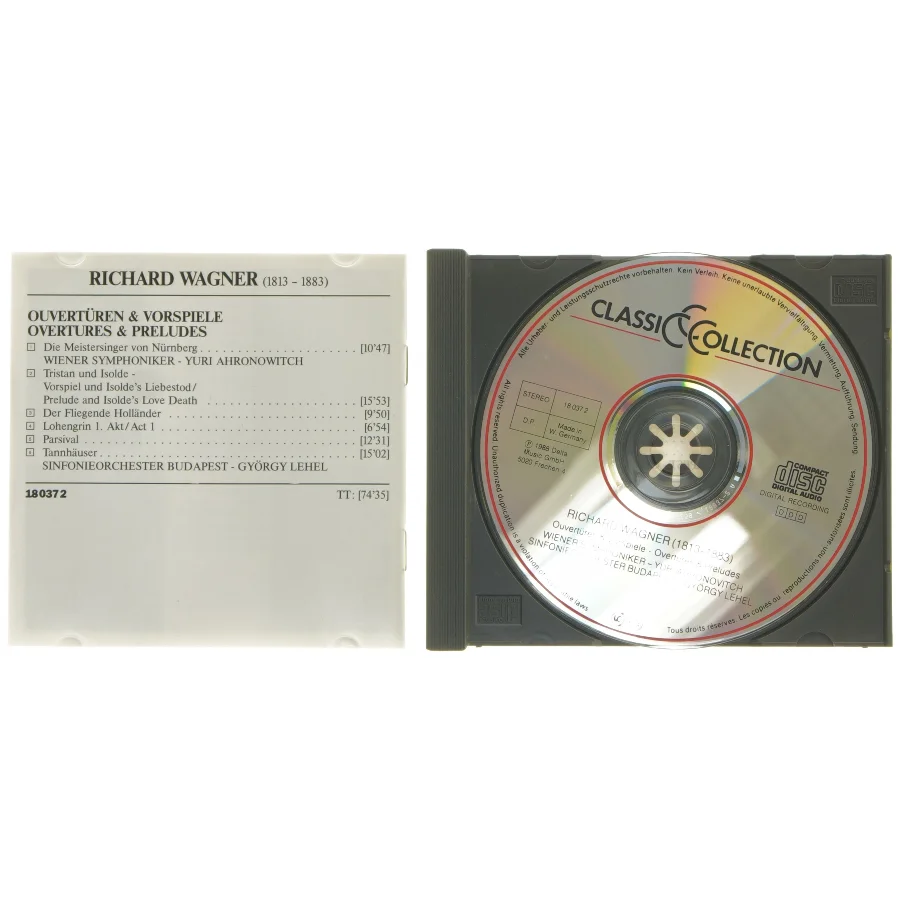 CD med Richard Wagner: Ouvertures & Preludes