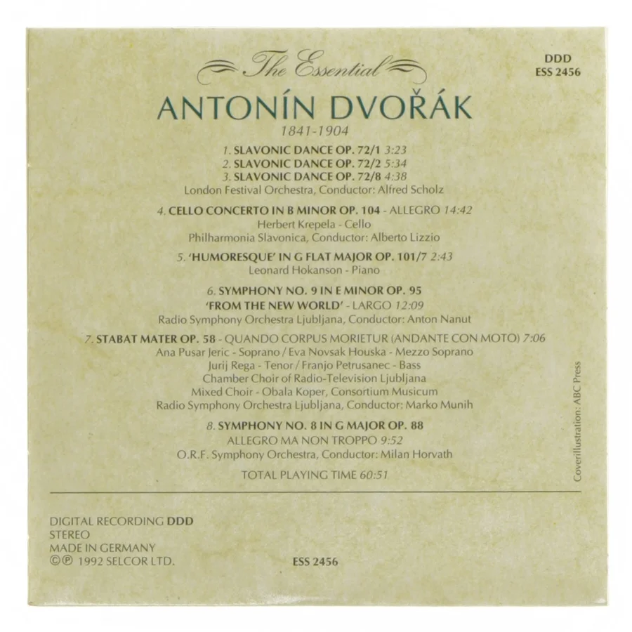 The Essential Dvořák CD