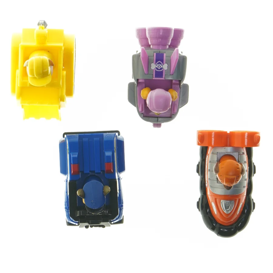 Sæt af 4 Paw Patrol køretøjer fra Paw Patrol (str. 4 stk 10 cm)