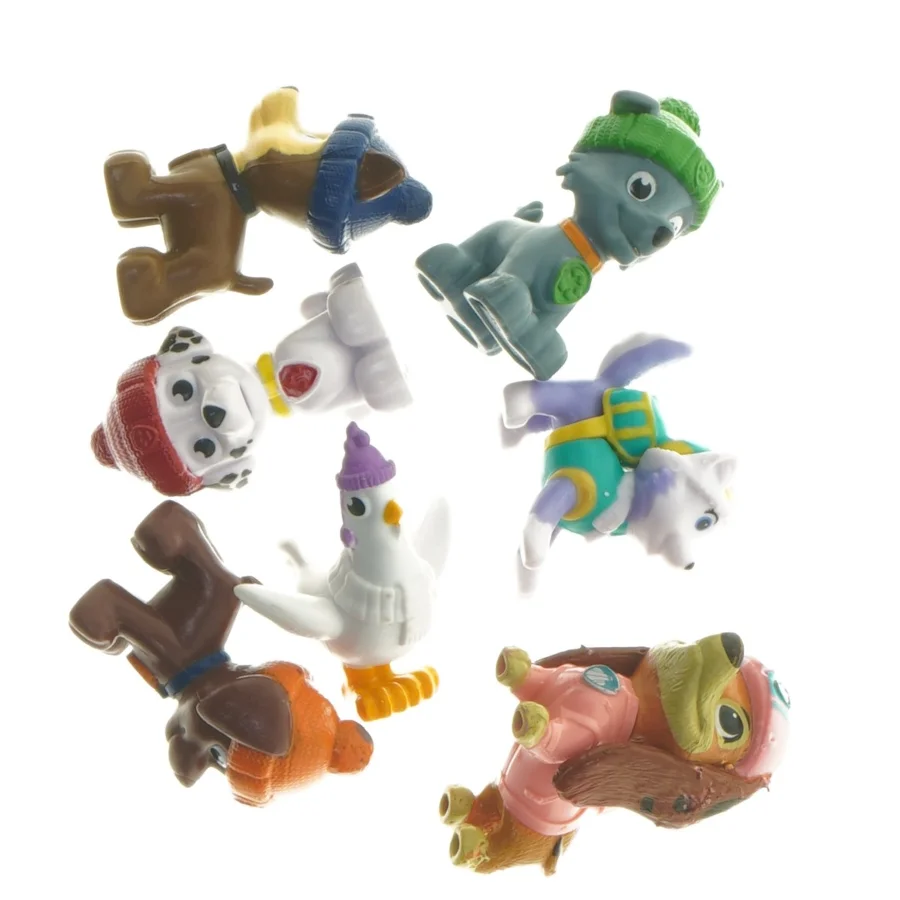 Små figurer af dyr fra Paw Patrol (str. ca. 4,5 cm)