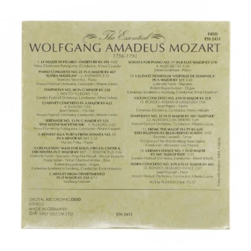 Mozart musik CD