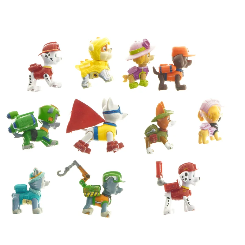 Sæt af 11 figurer fra Paw Patrol (str. 11 stk 5,5 cm)