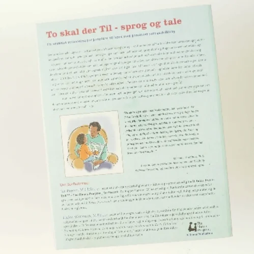 To skal der Til - sprog og tale af Jan Pepper (Bog)