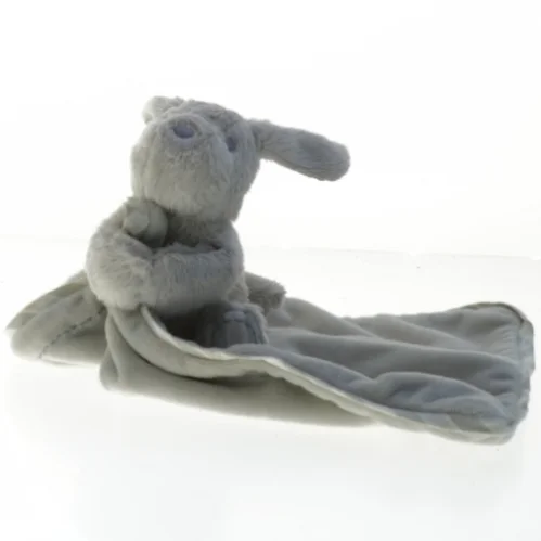 Kanin bamse med tæppe (str. 25x25 cm)