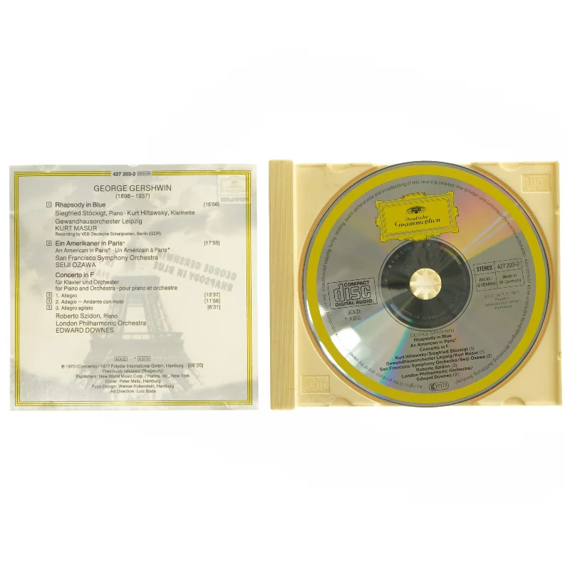 George Gershwin CD - Rhapsody in Blue