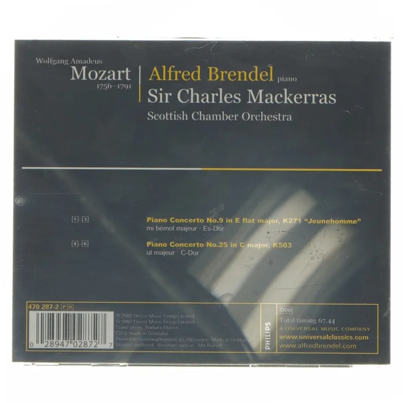 Mozart: Piano Concertos CD