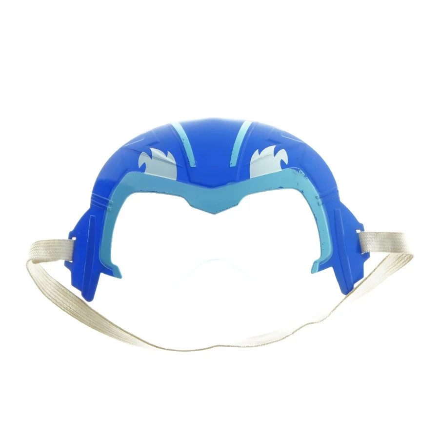 Blå superheltemaske (str. 15x10 cm)
