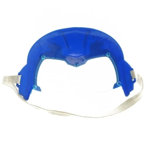 Blå superheltemaske (str. 15x10 cm)