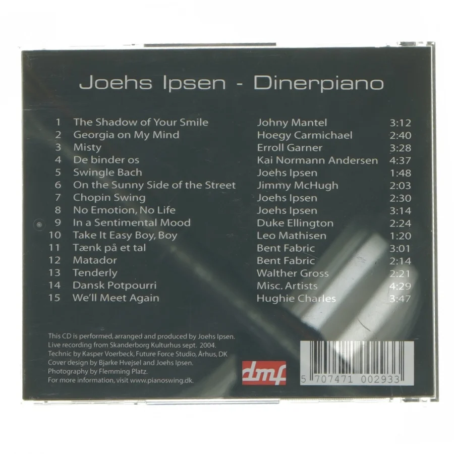 Joehs Ipsen - Dinerpiano CD