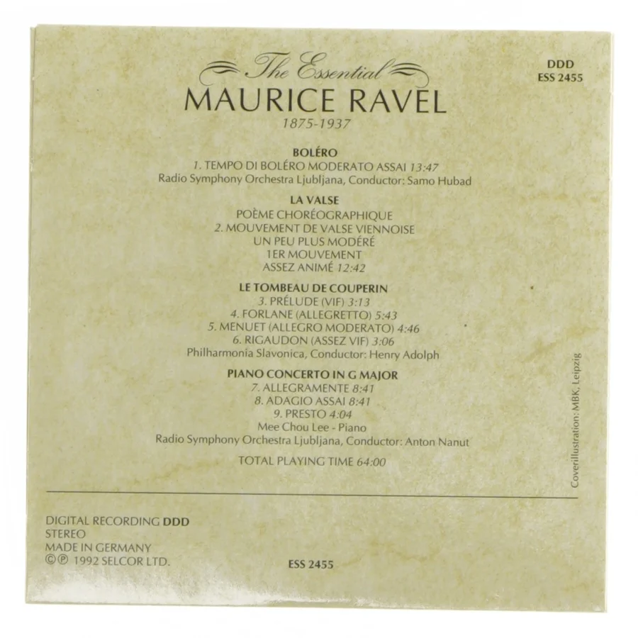 The Essential Ravel CD