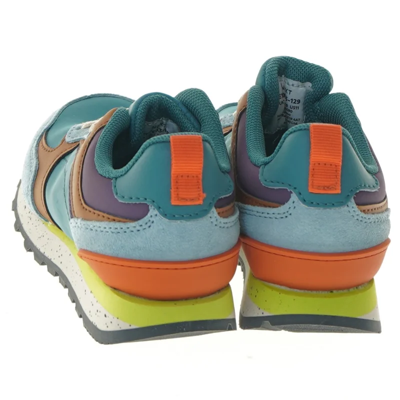 Børnesko i blå og brun fra Ortholite (str. 28 )