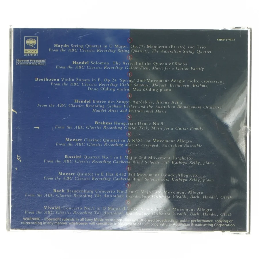CD - Australian Chamber Music fra Sony Music