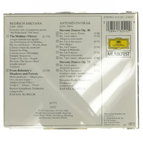 CD The Moldau fra Deutsche Grammophon