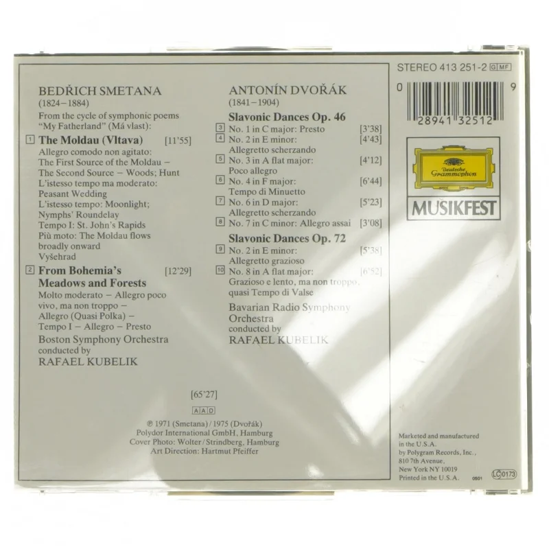 CD The Moldau fra Deutsche Grammophon