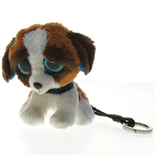 Nøglering med hundetøjdyr fra Ty (str. 15 cm)