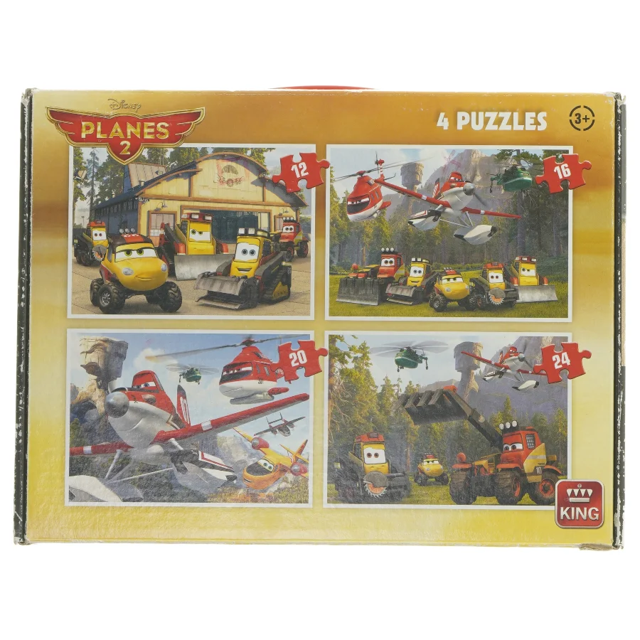 Disney Planes 2 puslespil sæt fra Disney (str. 16, 12 20 og 24 brikker cm)