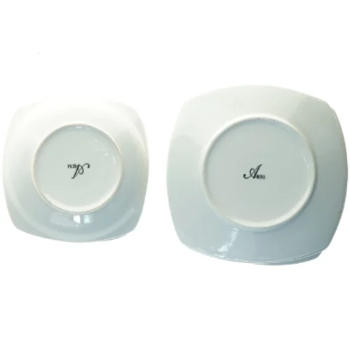 Keramiktallerkener (str. 24 cm 20 x 4 cm)